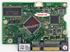0A58730 히타치 하드디스크 PCB기판