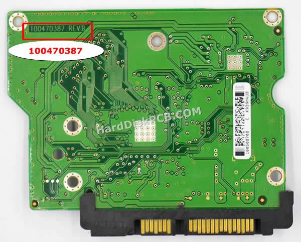 100470387 시게이트 하드디스크 PCB기판 - 이미지 2