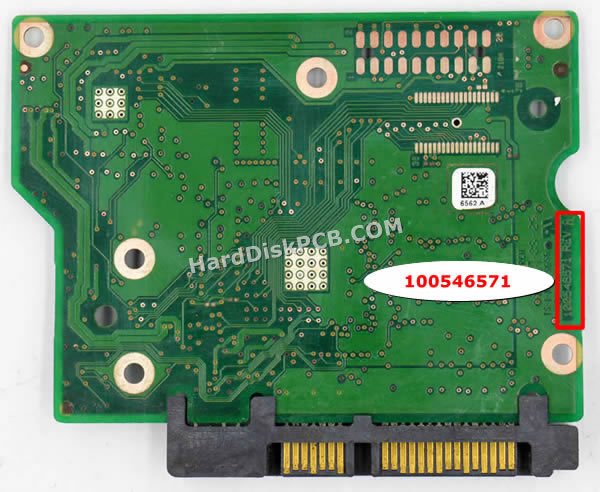 100546571 시게이트 하드디스크 PCB기판 - 이미지 2