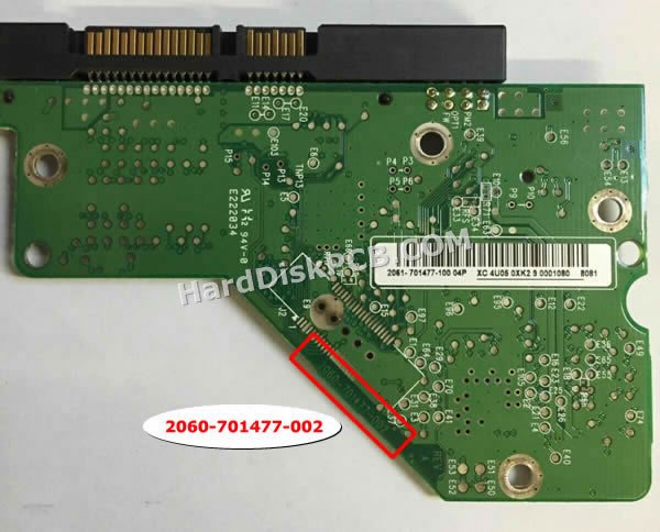 2060-701477-002 웨스턴디지털 하드디스크 PCB기판 - 이미지 2