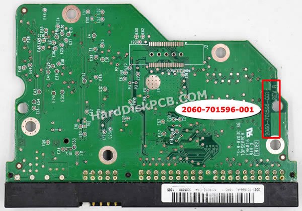 2060-701596-001 웨스턴디지털 하드디스크 PCB기판 - 이미지 2