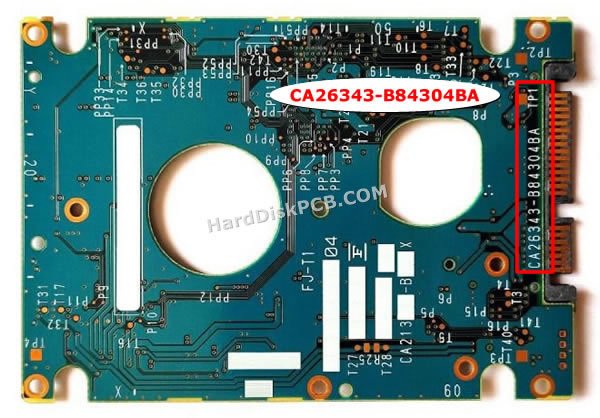 CA26343-B84304BA 후지쯔 하드디스크 PCB기판 - 이미지 2